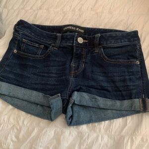 Express jean shorts